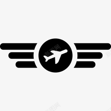航空公司标志形状机场航站楼图标图标