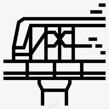 巴西地标btsskytrain曼谷泰国图标图标