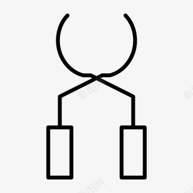 钳子钳子切口夹钳图标图标