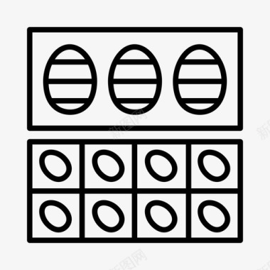 透明背景巧克力复活节彩蛋复活节巧克力礼物图标图标