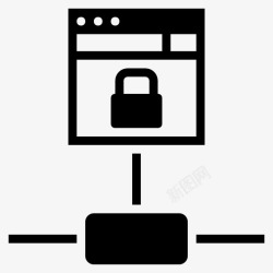 虚拟网络网络安全互联网安全在线安全图标高清图片