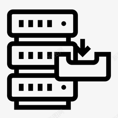 服务收件箱收件箱数据数据库图标图标