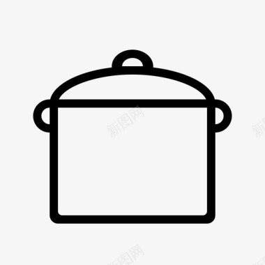 烹饪厨房用具锅厨师图标图标