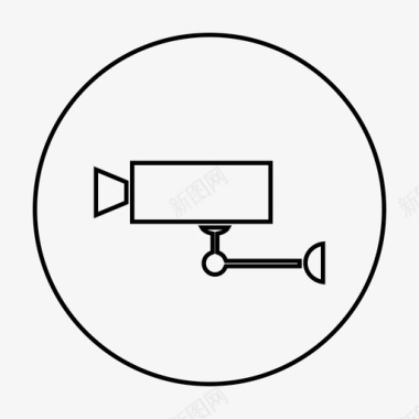观察大自然闭路电视闭路电视摄像机观察图标图标