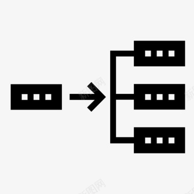 组织框架组织图表分销图标图标