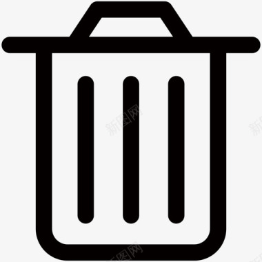 垃圾删除图标删除评论图标