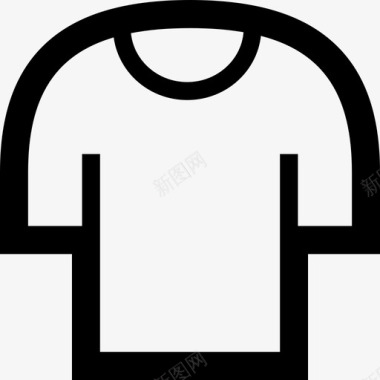 厚衣服T恤衣服运动图标图标