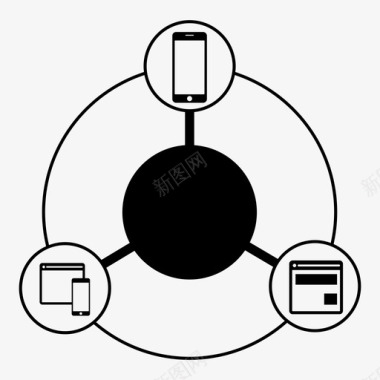 养护系统图标数字生态系统数字规划图标图标