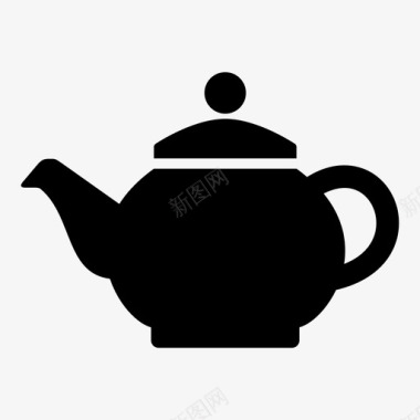 茶壶咖啡壶杯子图标图标