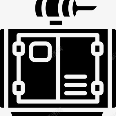 进口电机发电机eco电力图标图标