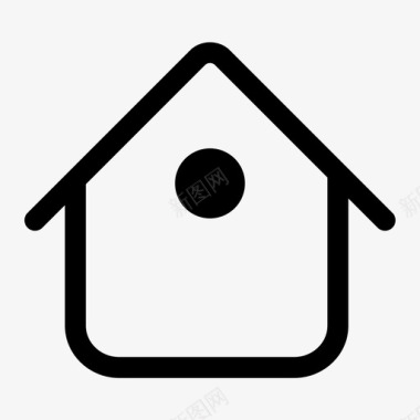 通用标志房子建筑家图标图标