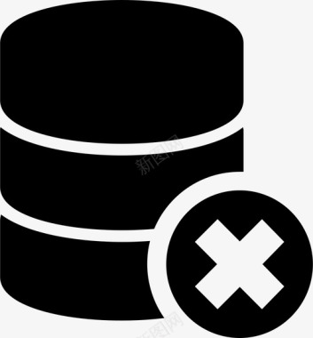 服务器数据库计算删除数据库图标图标