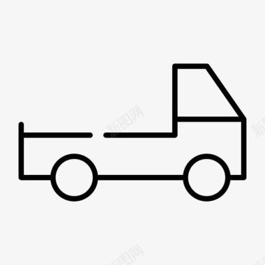 汽车运输货物运输交货图标图标