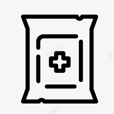 急救箱急救绷带药品图标图标