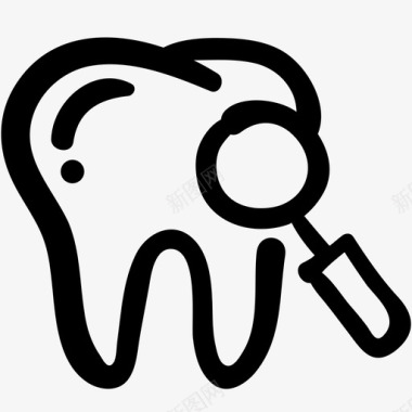 牙科牙齿贴面牙医图标图标