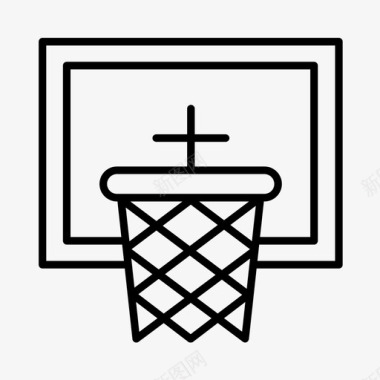 篮球美国曼哈顿图标图标
