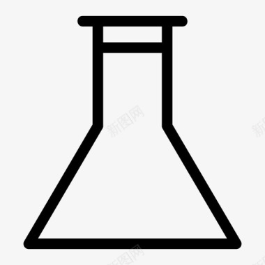 化学erlenmeyer烧瓶化学烧瓶图标图标