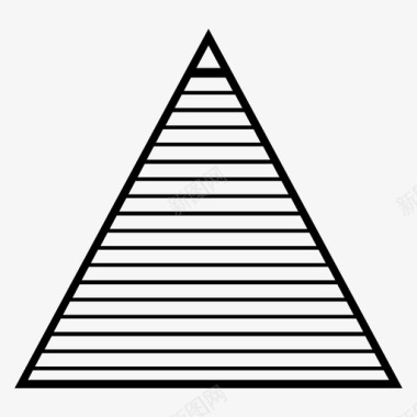 三角形线十分之九图表图形图标图标
