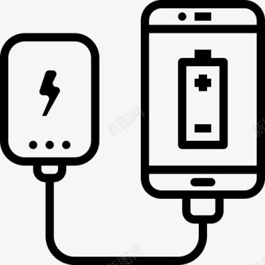 手机电池图标素材充电手机电池充电器图标图标