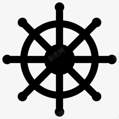 轮船船轮船航海图标图标