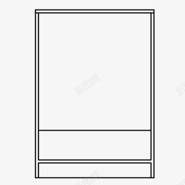 抽屉办公桌橱柜办公桌抽屉图标图标