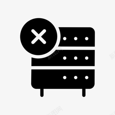 服务器交叉删除网络图标图标