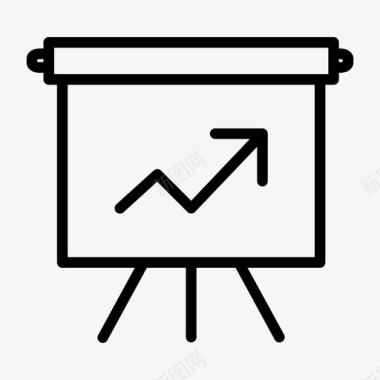 报告手册销售董事会业务演示图标图标