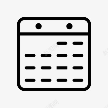 移动界面日期日历图表图标图标