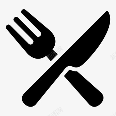 情侣吃饭吃饭叉子刀图标图标