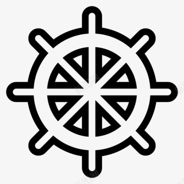 舵船舵方向图标图标