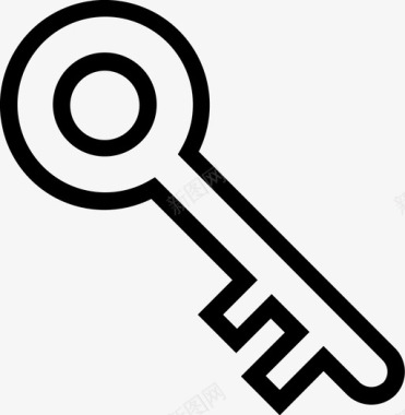钥匙锁钥匙机密锁图标图标