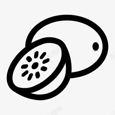 平安果番石榴甜点食物图标图标
