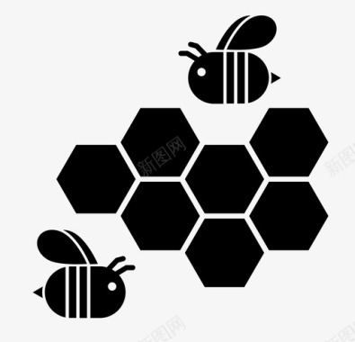 蜂蜜蜂巢蜜蜂蜂蜜图标图标