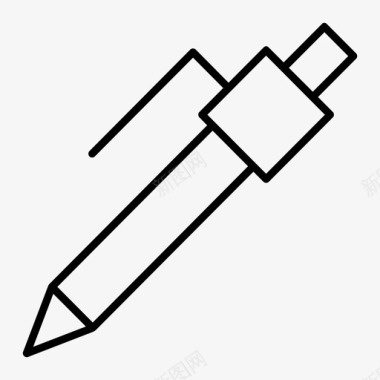 钢笔圆珠笔铅笔图标图标