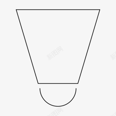 羽毛球标志羽毛球体育锻炼图标图标
