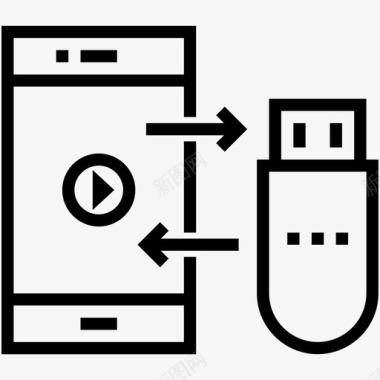 信息传输数据传输数据交换数据共享图标图标