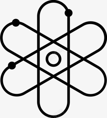 原子大爆炸理论核图标图标
