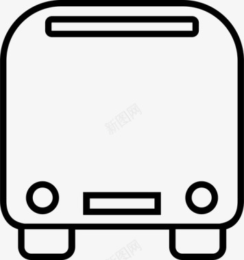 公共交通标识公共汽车驾驶公共交通图标图标