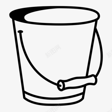 桶罐手绘杂项图标图标