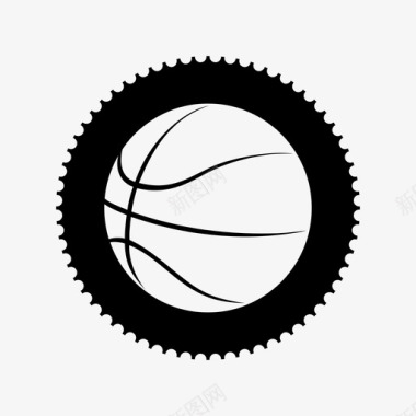 徽章篮球体育徽章图标图标