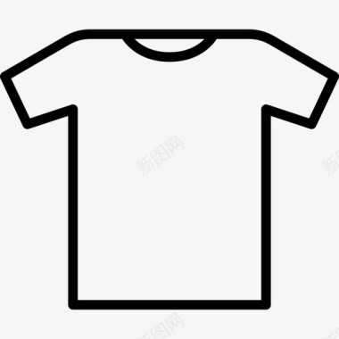 时尚的空白T恤时尚购物成瘾图标图标