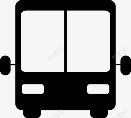 公共交通标识公共汽车公共汽车学校驾驶图标图标