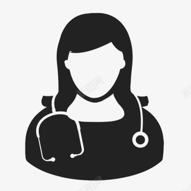 护士医生治疗护士档案医生女性图标图标