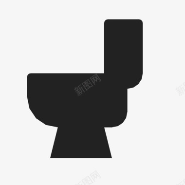 浴室厕所便盆图标图标