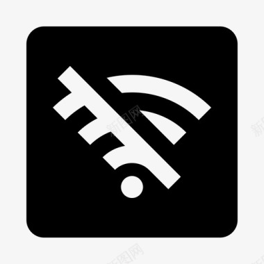 关闭wifi划出互联网图标图标