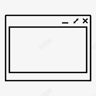 行发行浏览器应用程序窗口撰写图标图标