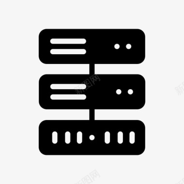 服务器存储数据库大型机图标图标
