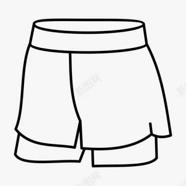 运动采购产品运动短裤运动短裤服装图标图标