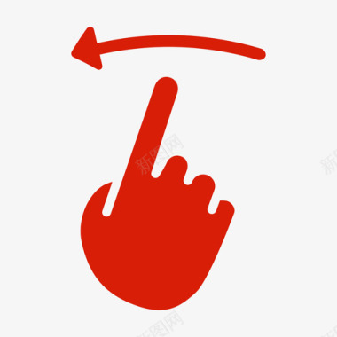 手势-左右滑动图标