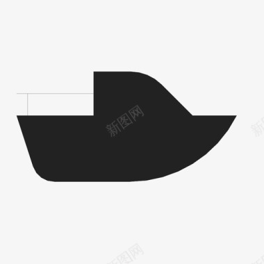 汽艇轮船速度图标图标